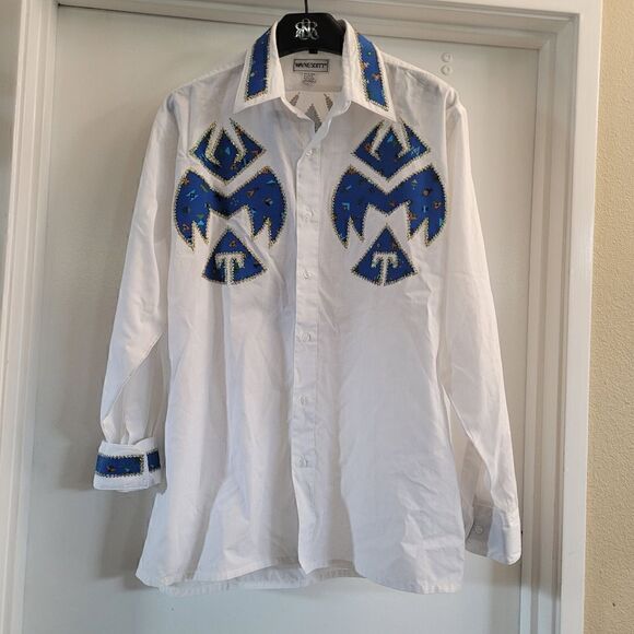 wayne Scott Tops - Wayne Scott bedazzled show western shirt